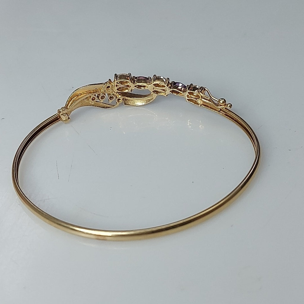 PULSERA RIGIDA ORO 14 K 6.7 GRMS (SEMINUEVO)