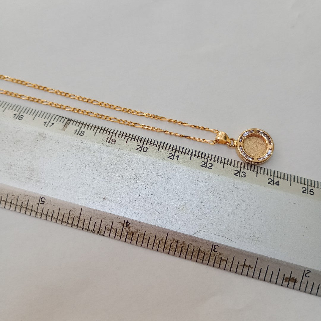 CADENA, DIJE ORO 14 K 2.2 GRMS (SEMINUEVO)