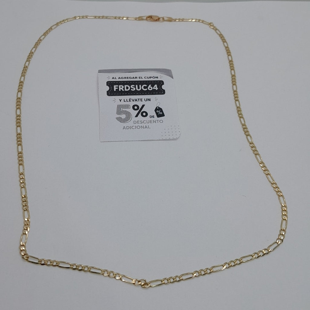 CADENA 3X1 14K 50 CM 4.5 GR (NUEVO)