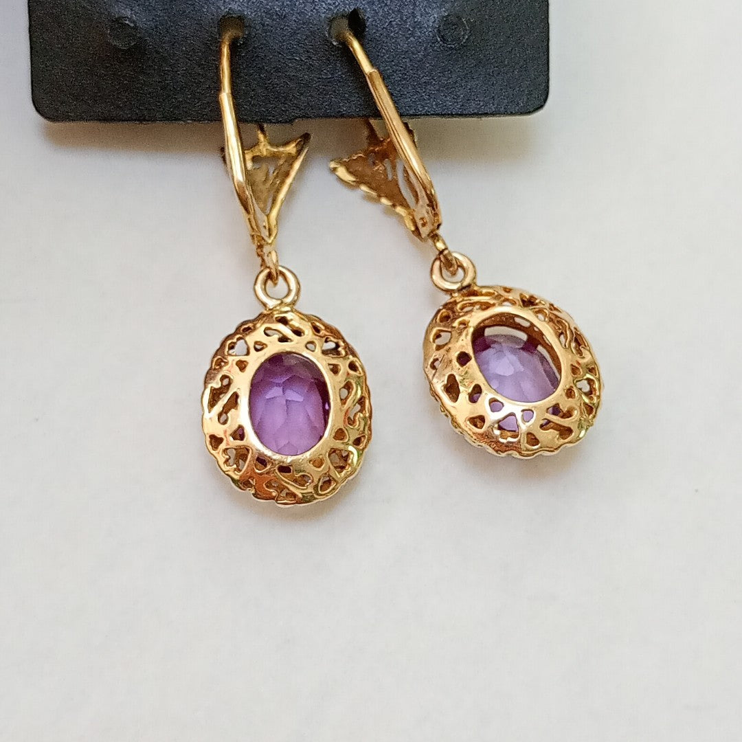 ARETES PAR ORO 8 K 5.1 GRMS (SEMINUEVO)