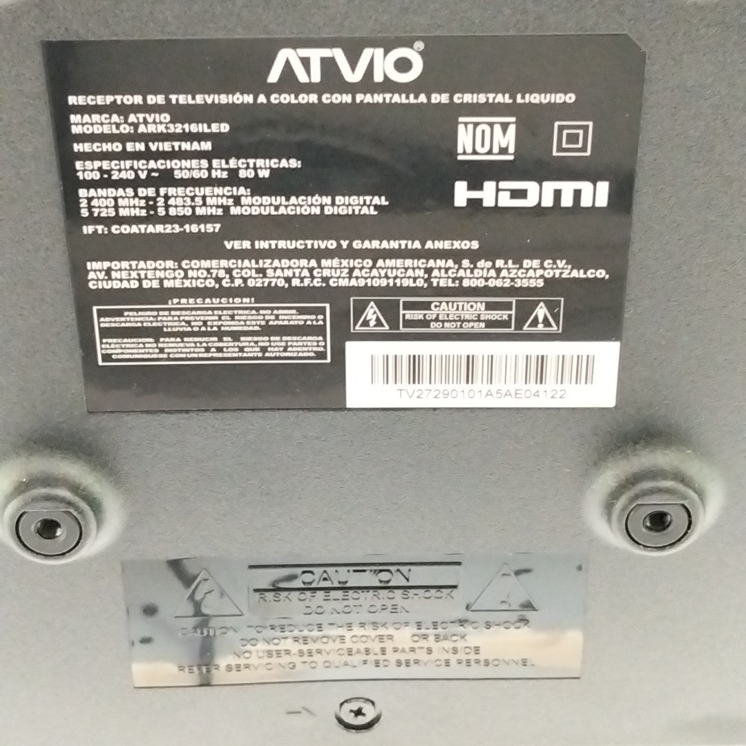 PANTALLA ATVIO ARK3216ILED (2020) 32" LED HD (SEMINUEVO)