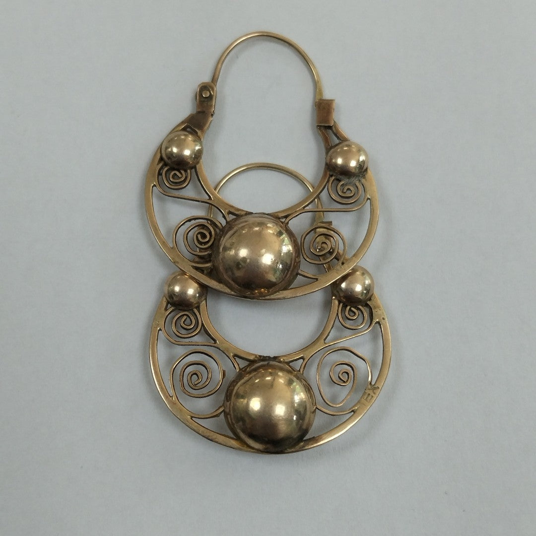 ARETES PAR ORO 8 K 5.2 GRMS (SEMINUEVO)