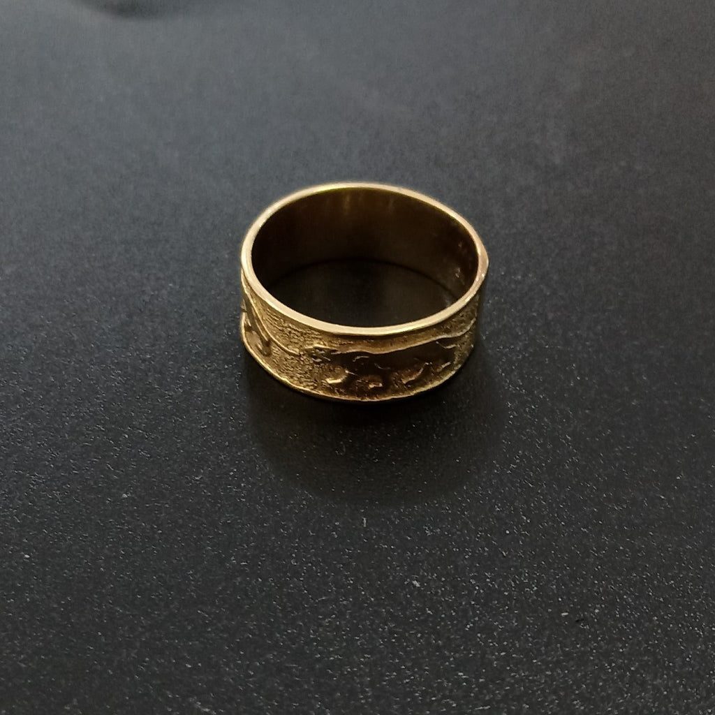 ANILLO ORO 14 K 3.3 GRMS (SEMINUEVO)
