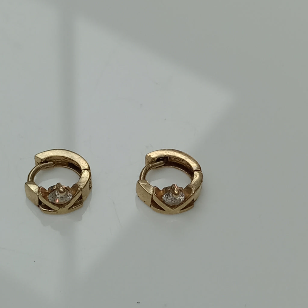 ARRACADAS PAR ORO 10 K 1,40 GRMS (SEMINUEVO)