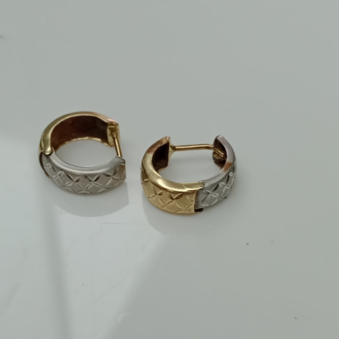ARRACADAS PAR ORO 10 K 1.3 GRMS (SEMINUEVO)