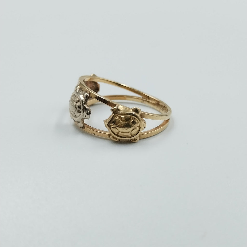 ANILLITO ORO COMBINADO 14 K 1,80 GRMS (SEMINUEVO)