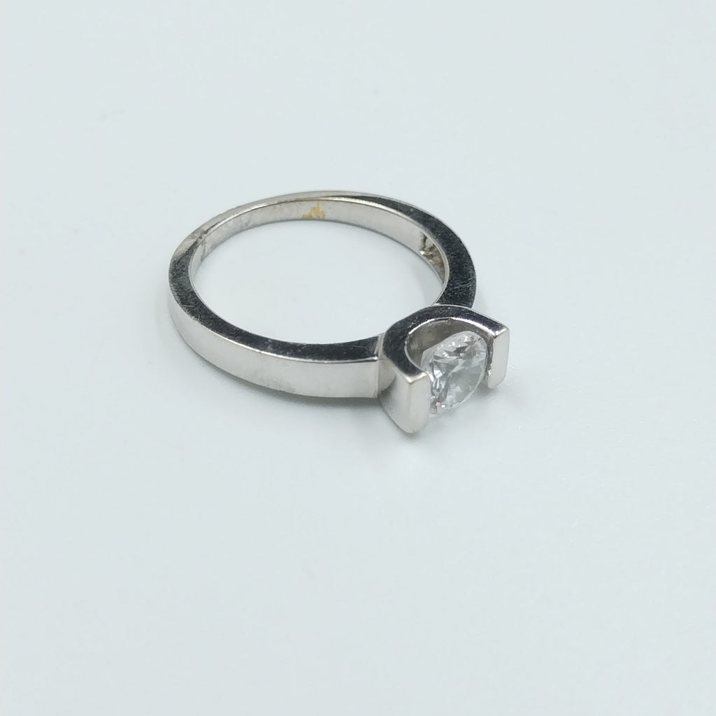 ANILLITO ORO, ORO BLANCO 14 K 3.3 GRMS (SEMINUEVO)