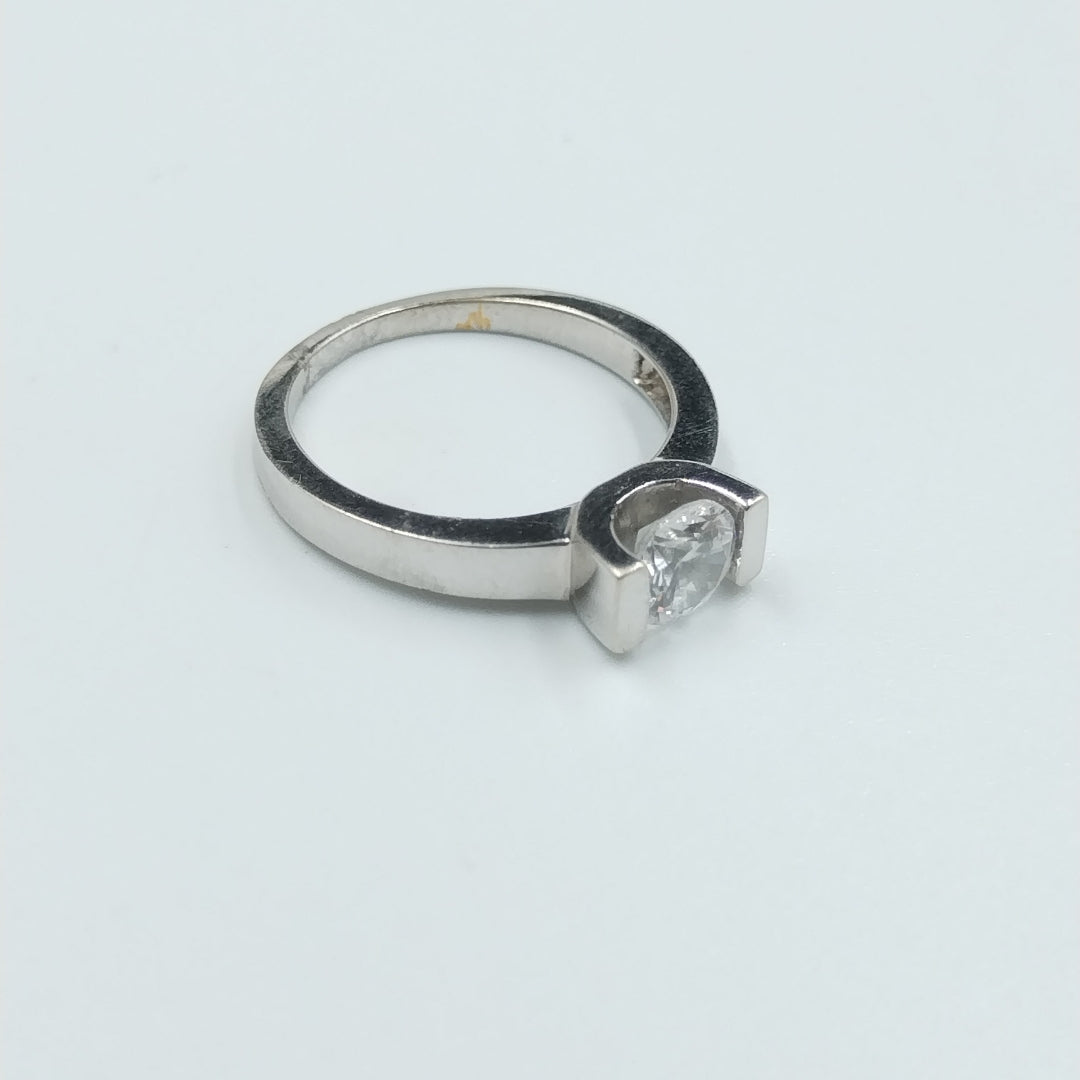 ANILLITO ORO, ORO BLANCO 14 K 3.3 GRMS (SEMINUEVO)