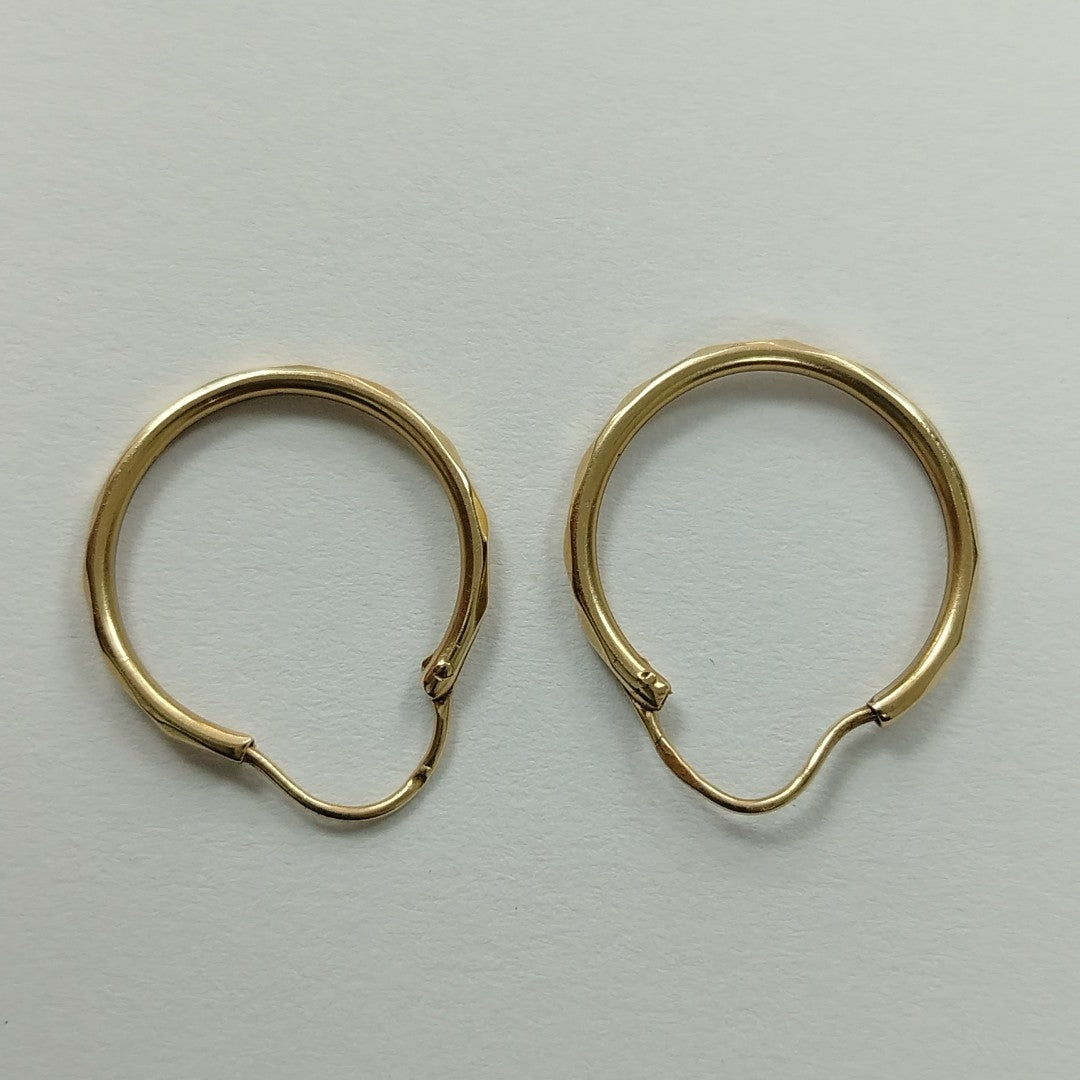 ARRACADAS PAR ORO 14 K 1.1 GRMS (SEMINUEVO)