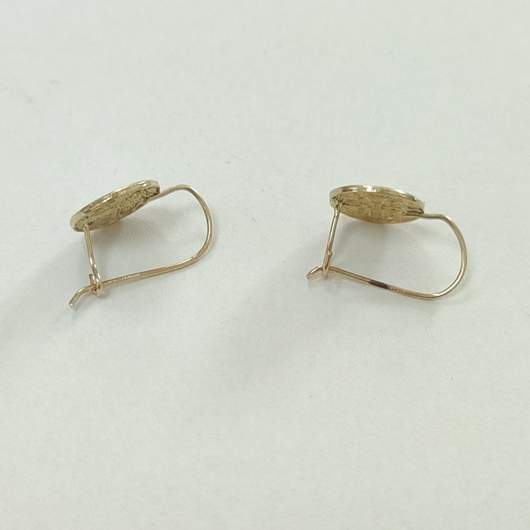 ARETES PAR ORO 10 K 1.1 GRMS (SEMINUEVO)