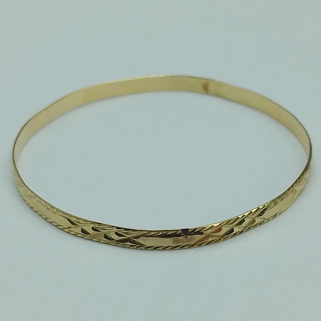 PULSERA RIGIDA ORO 14 K 5.4 GRMS (SEMINUEVO)