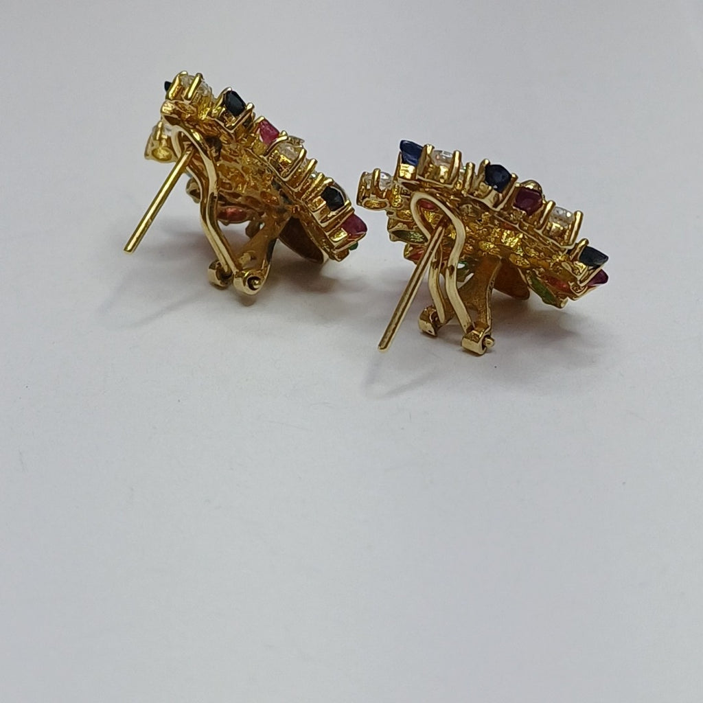 ARETES PAR ORO 14 K 7,60 GRMS (SEMINUEVO)