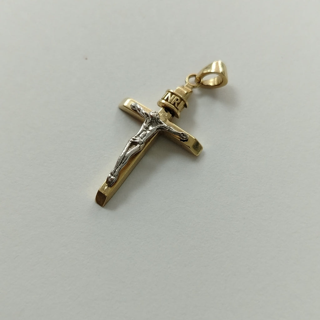 CRUZ, DIJE ORO 14 K 1 GRMS (SEMINUEVO)