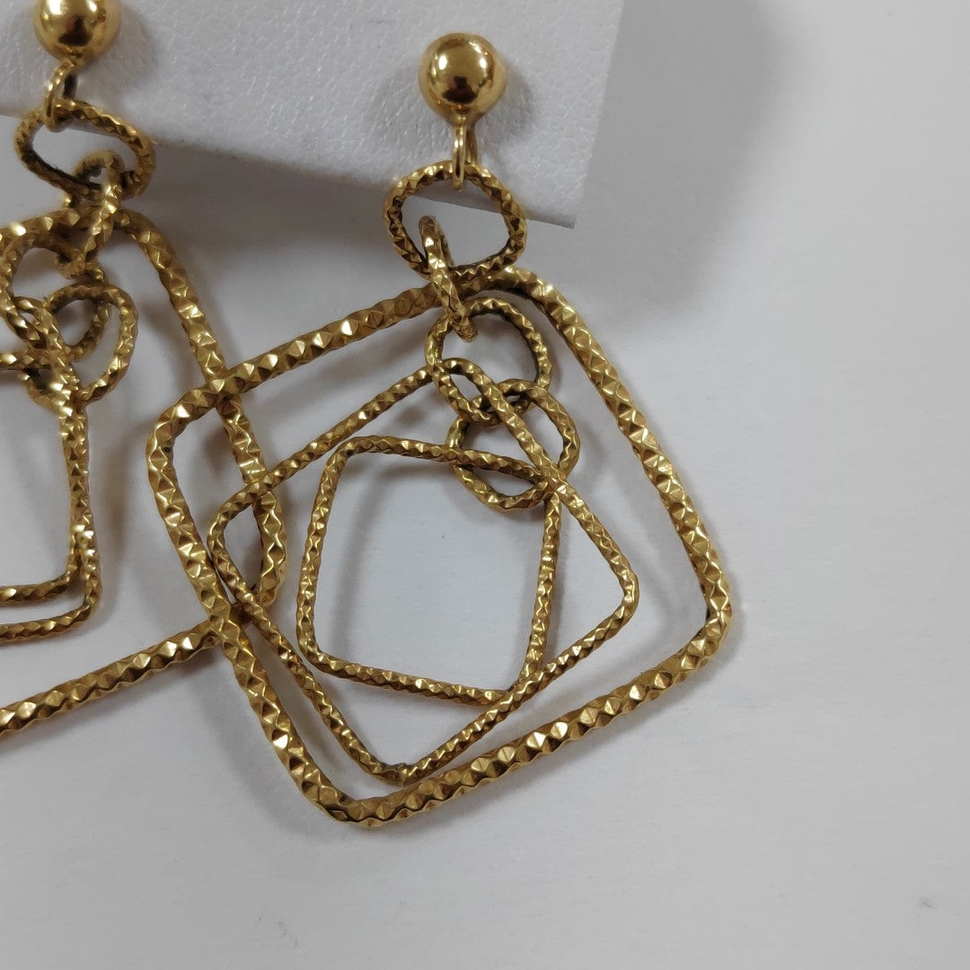 ARETES PAR ORO 10 K 2,80 GRMS (SEMINUEVO)