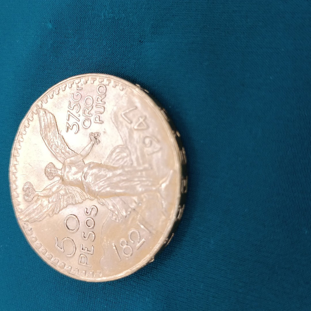 K1 41.6 GRMS 21 K IDENTIFICACIÓN MONEDA NOMINATIVA MONEDAS PESOS 50 PESOS (SEMINUEVO)