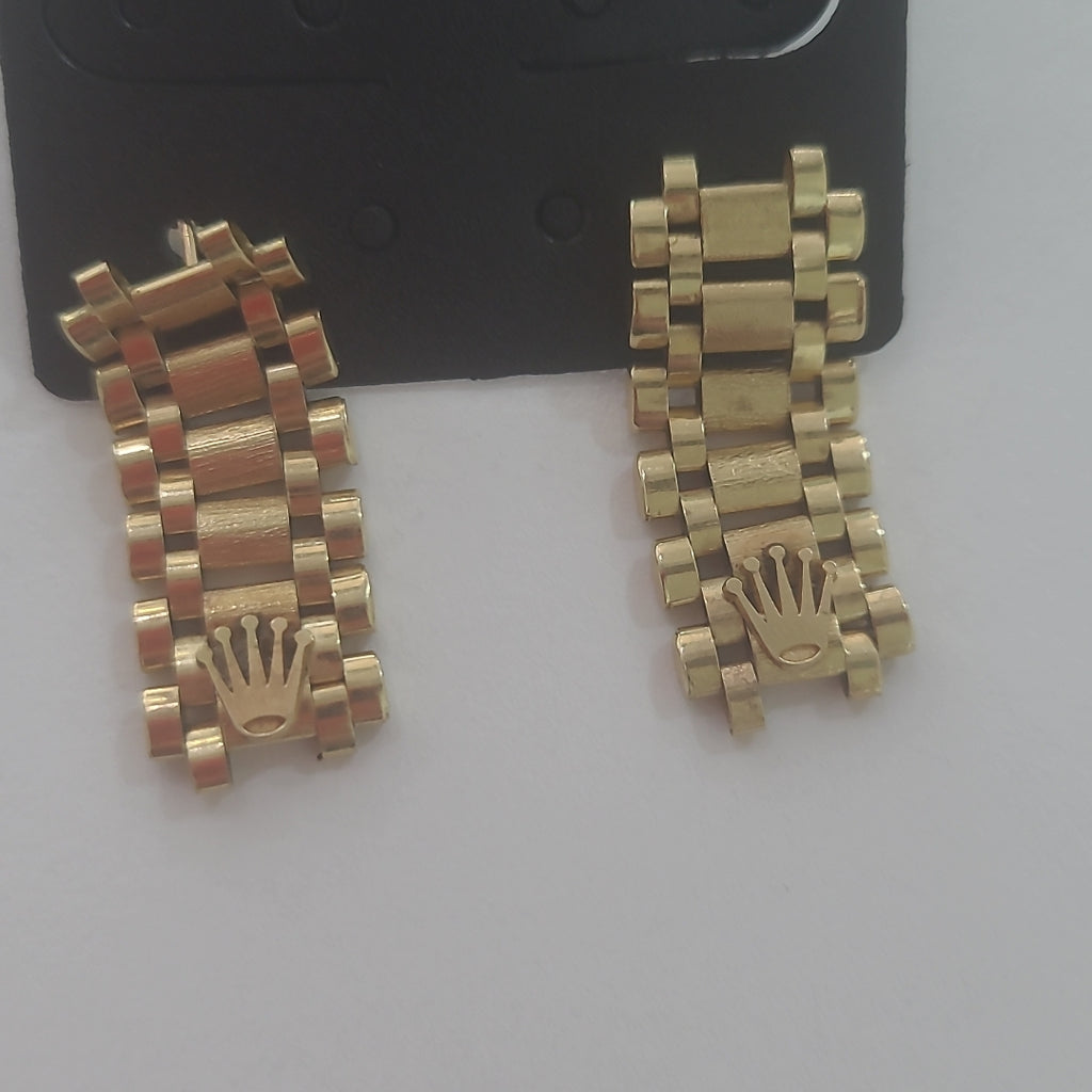 ARETES PAR ORO 14 K 3.6 GRMS (SEMINUEVO)