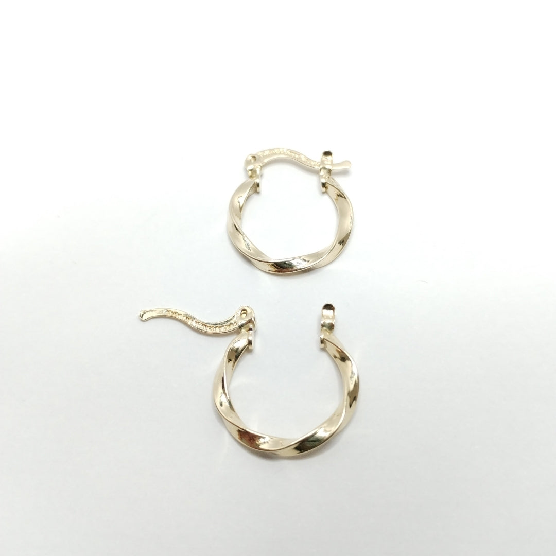 ARETES ARRACADAS TORZAL 14K 1.1 GR (NUEVO)
