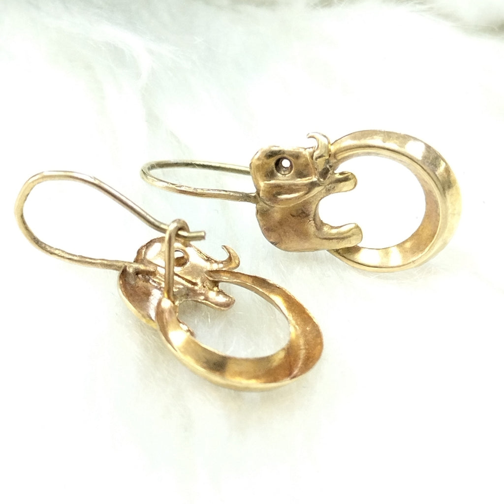 ARETES PAR ORO 10 K 1 GRMS (SEMINUEVO)