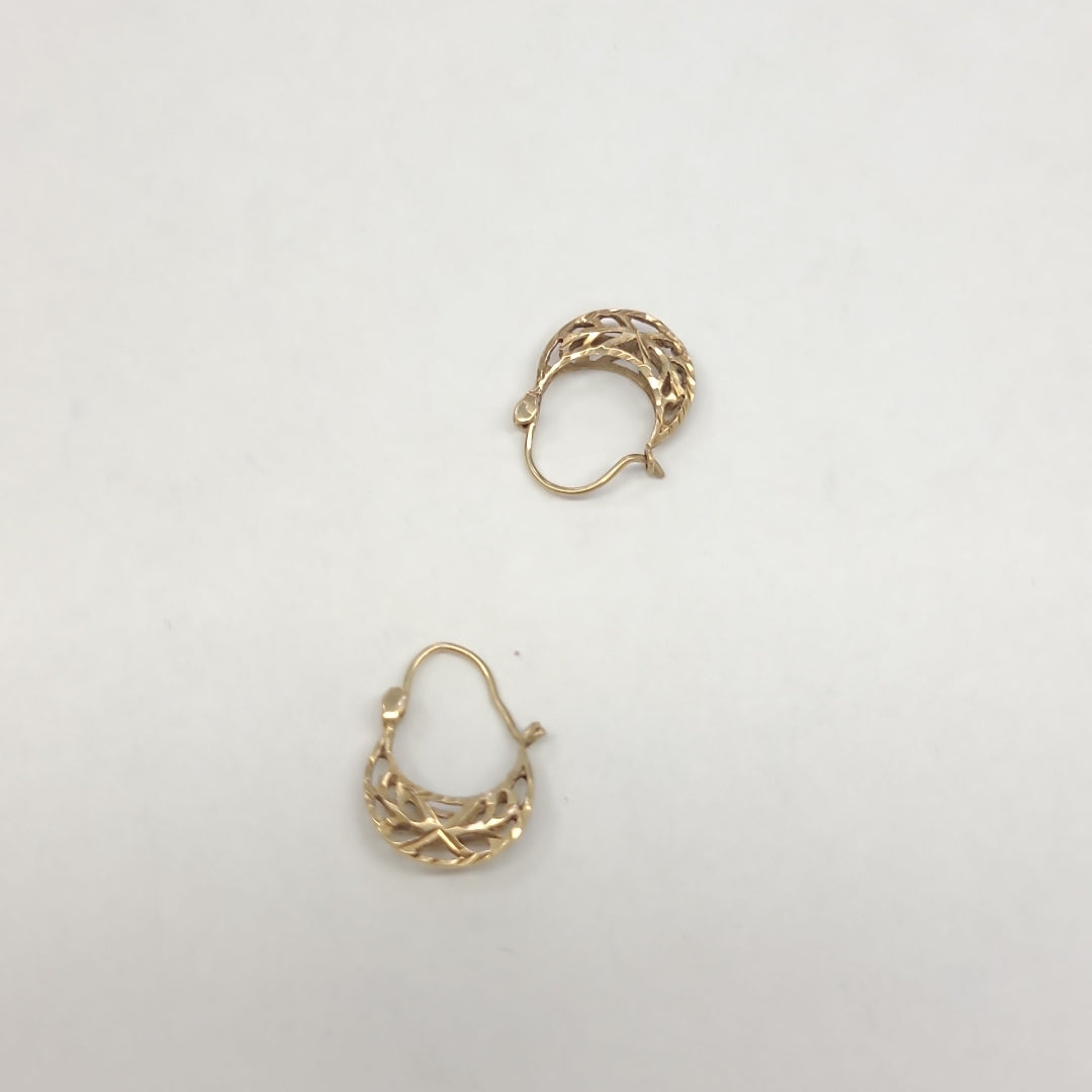 ARRACADAS PAR ORO 10 K 0.8 GRMS (SEMINUEVO)