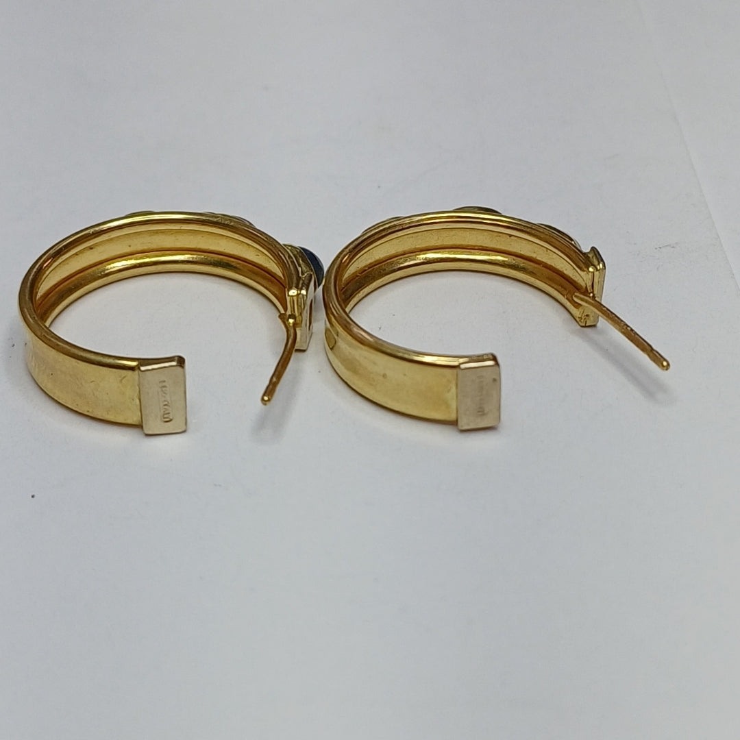 BROQUELES PAR ORO 14 K 6,00 GRMS (SEMINUEVO)