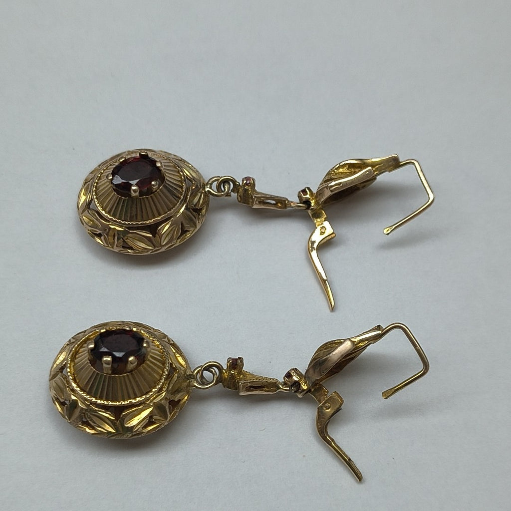 ARETES PAR ORO 8 K 10.5 GRMS (SEMINUEVO)