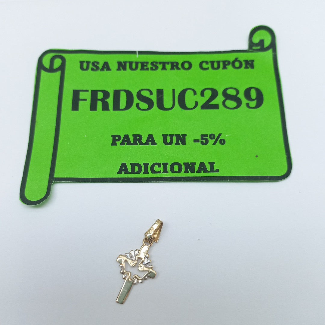 CRUZ, DIJE ORO 10 K 0.7 GRMS (SEMINUEVO)