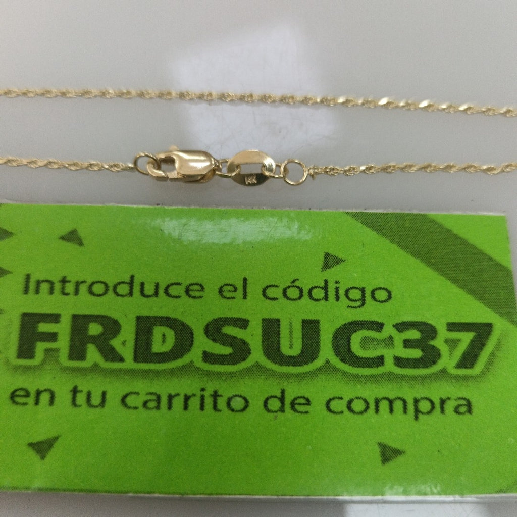 PULSERA TORZAL 14K 18 CM 1.3 GR (NUEVO)