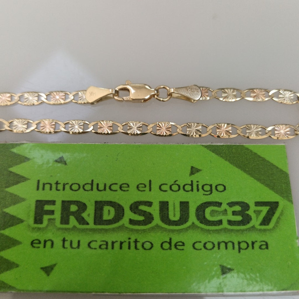 PULSERA GUCHI 14K 18 CM 2.8 GR (NUEVO)