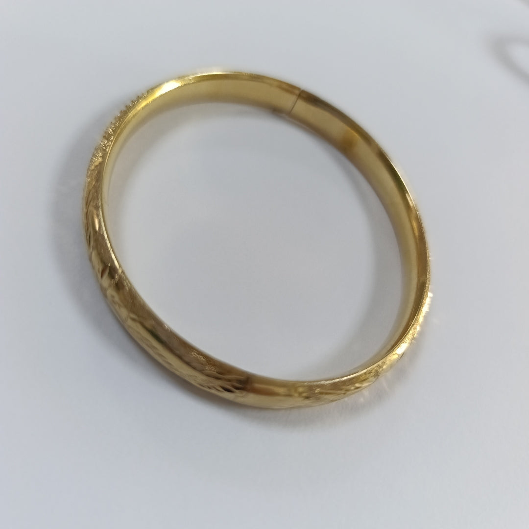 PULSERA RIGIDA ORO 14 K 10.8 GRMS (SEMINUEVO)