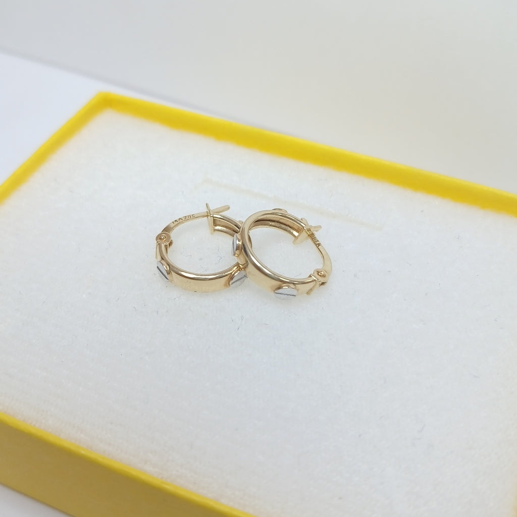 ARRACADAS PAR ORO 14 K 1,70 GRMS (SEMINUEVO)