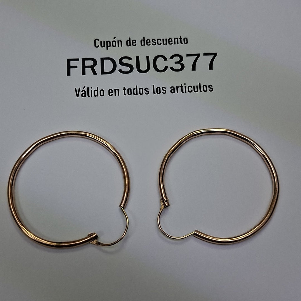 ARRACADAS PAR ORO 10 K 4.7 GRMS (SEMINUEVO)