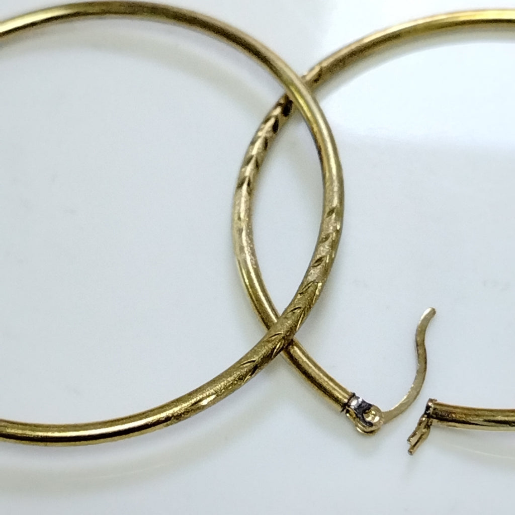 ARRACADAS PAR ORO 10 K 3.7 GRMS (SEMINUEVO)