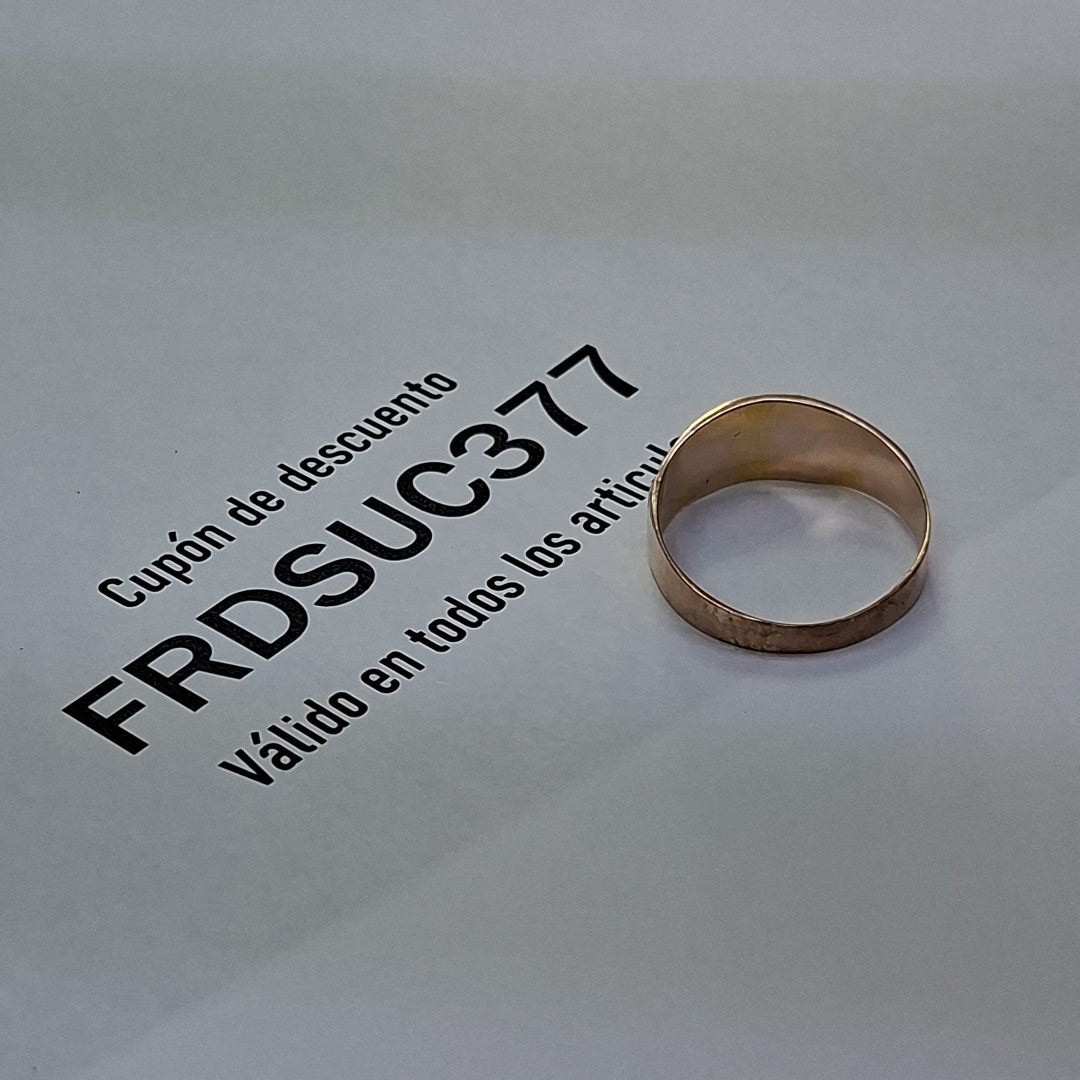 ANILLO DE GRADUACIÓN ORO 10 K 3.1 GRMS (SEMINUEVO)
