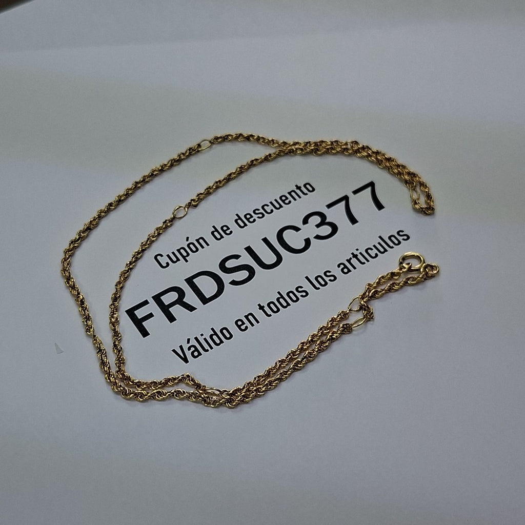 CADENA ORO 10 K 3.7 GRMS (SEMINUEVO)