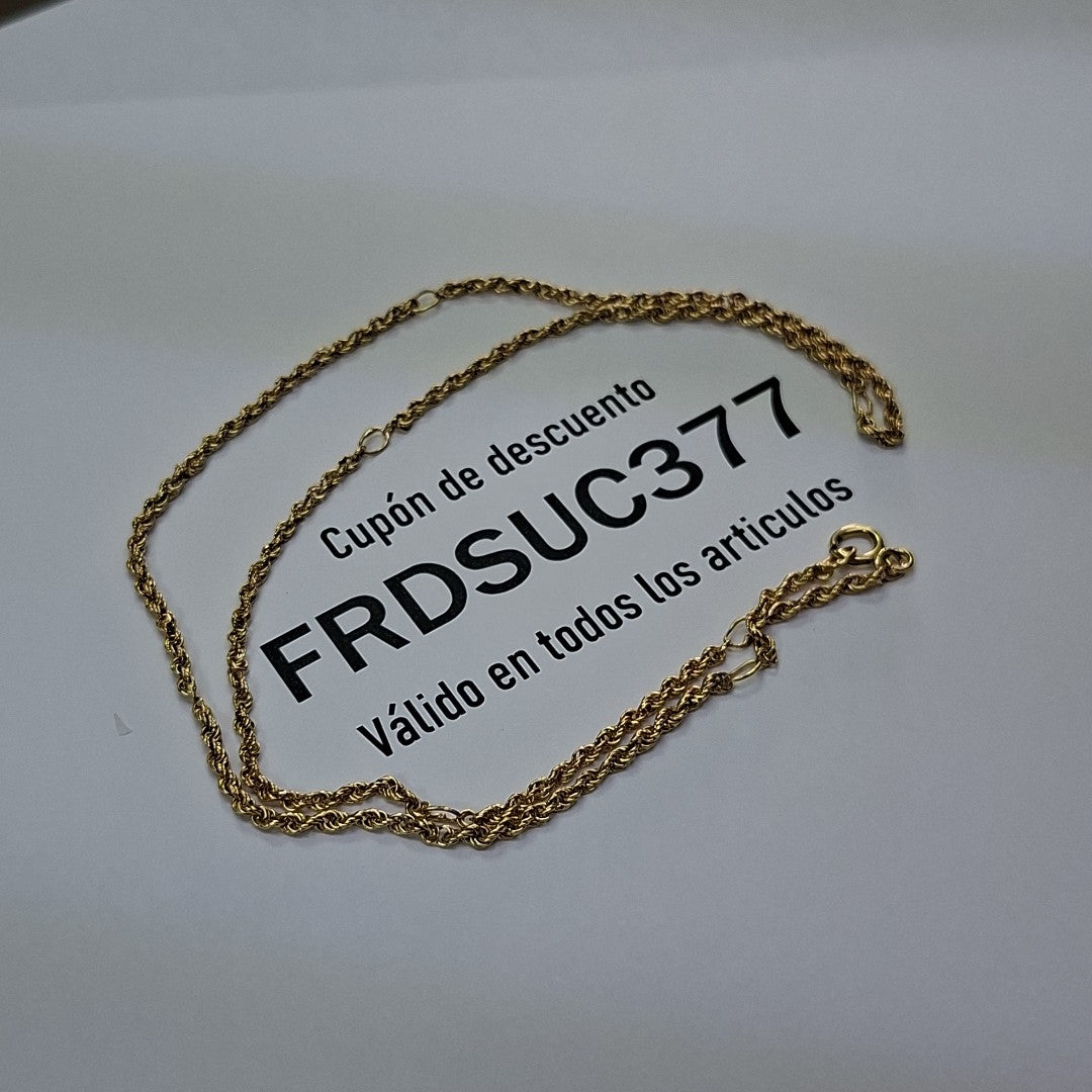 CADENA ORO 10 K 3.7 GRMS (SEMINUEVO)