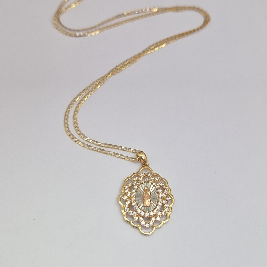 GARGANTILLA ORO, RODIADO 14 K 4.4 GRMS (SEMINUEVO)