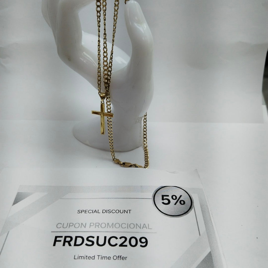 CADENA, DIJE ORO 10 K 8.5 GRMS (SEMINUEVO)