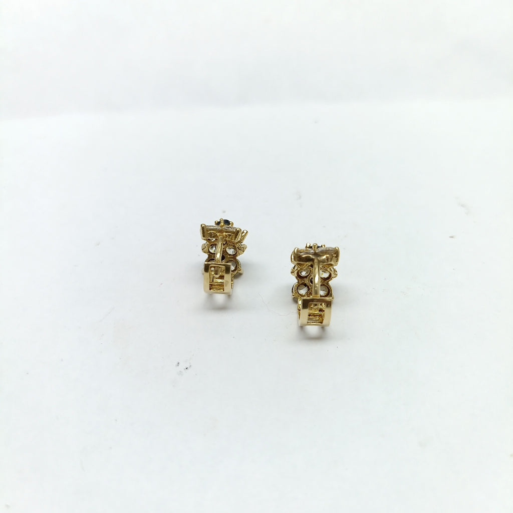 ARRACADAS PAR ORO 14 K 2.6 GRMS (SEMINUEVO)