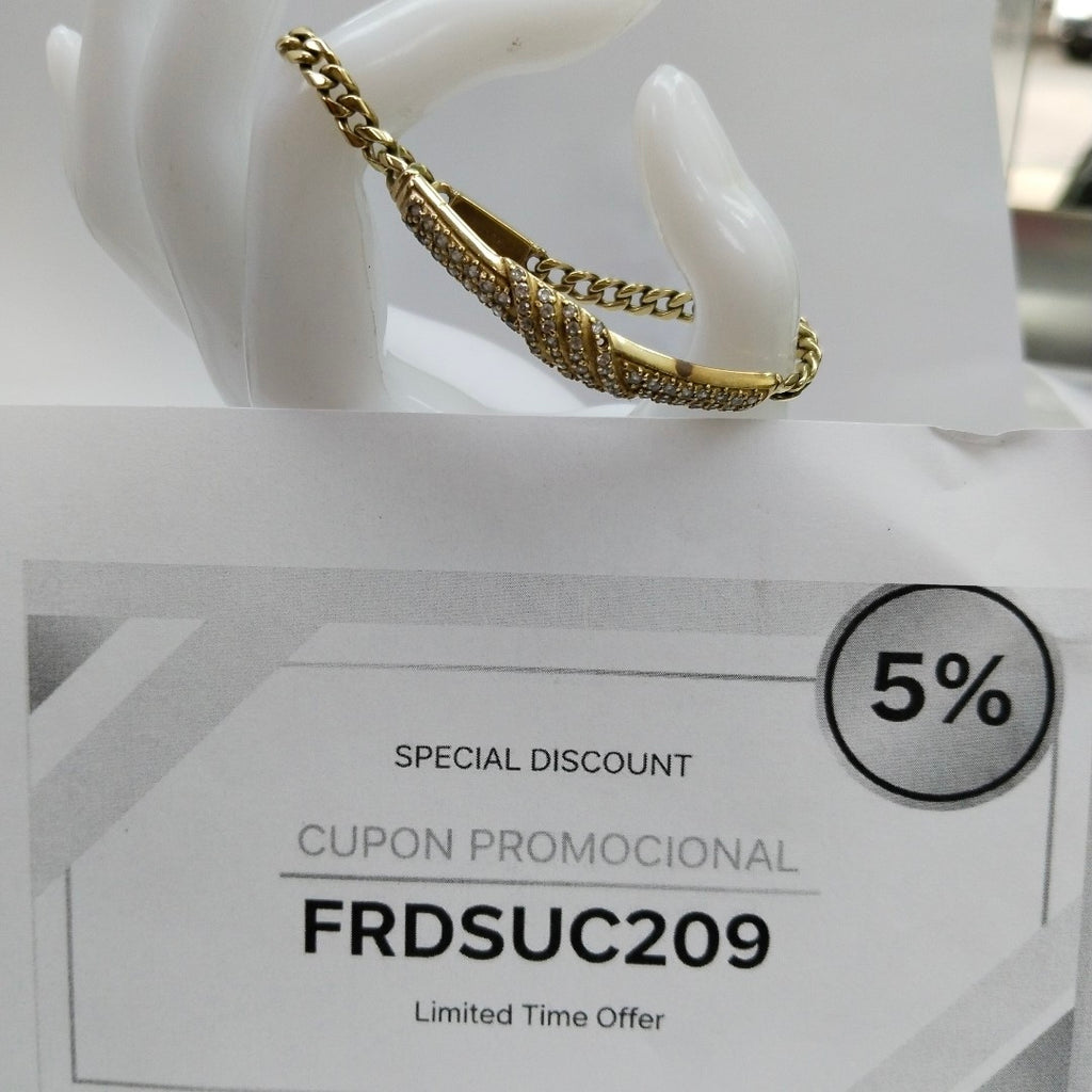 PULSERA ORO 10 K 12.2 GRMS (SEMINUEVO)