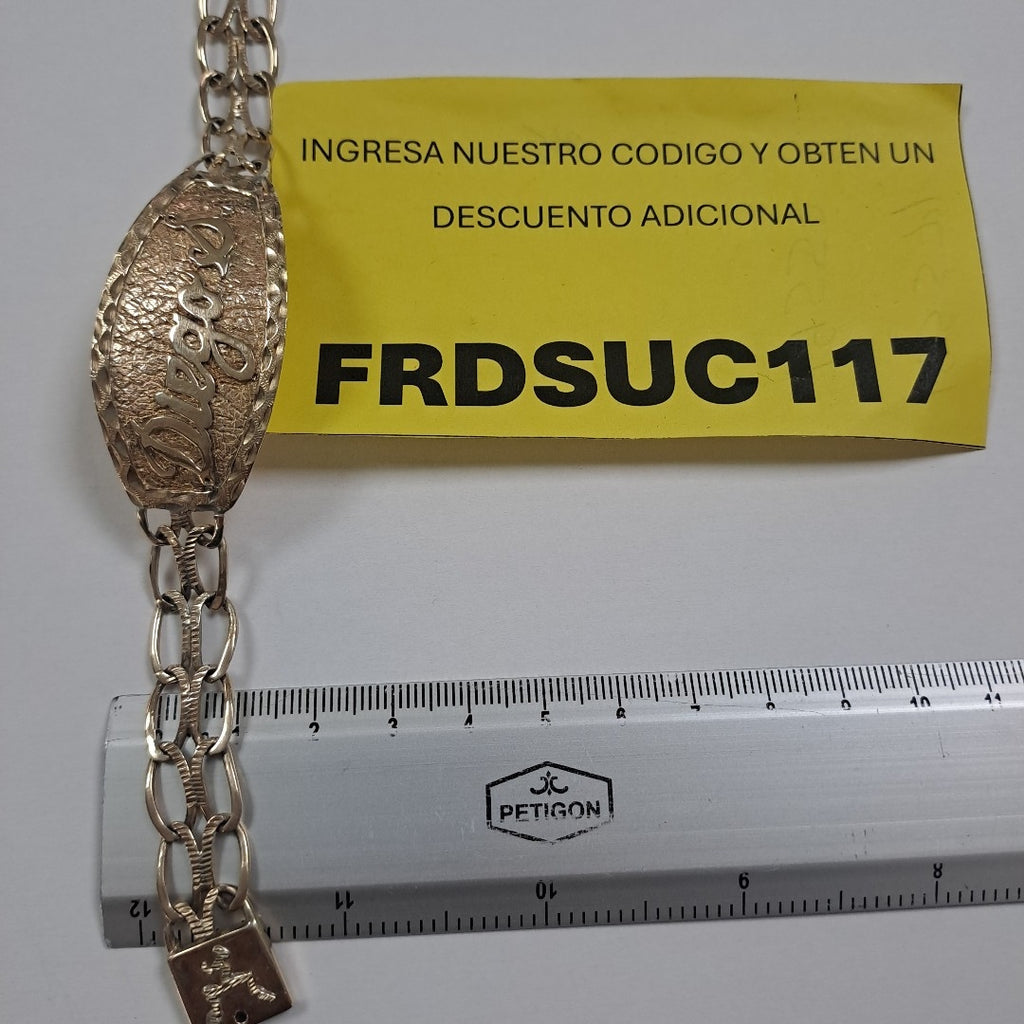 ESCLAVA ORO 10 K 17.9 GRMS (SEMINUEVO)