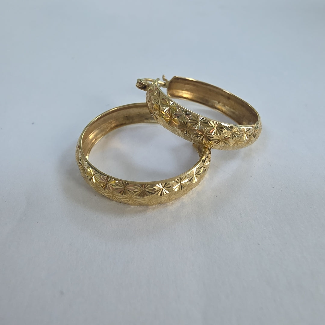 ARRACADAS PAR ORO 10 K 3.3 GRMS (SEMINUEVO)