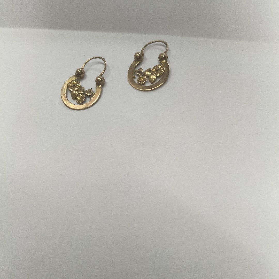 ARRACADAS PAR ORO 8 K 1,50 GRMS (SEMINUEVO)