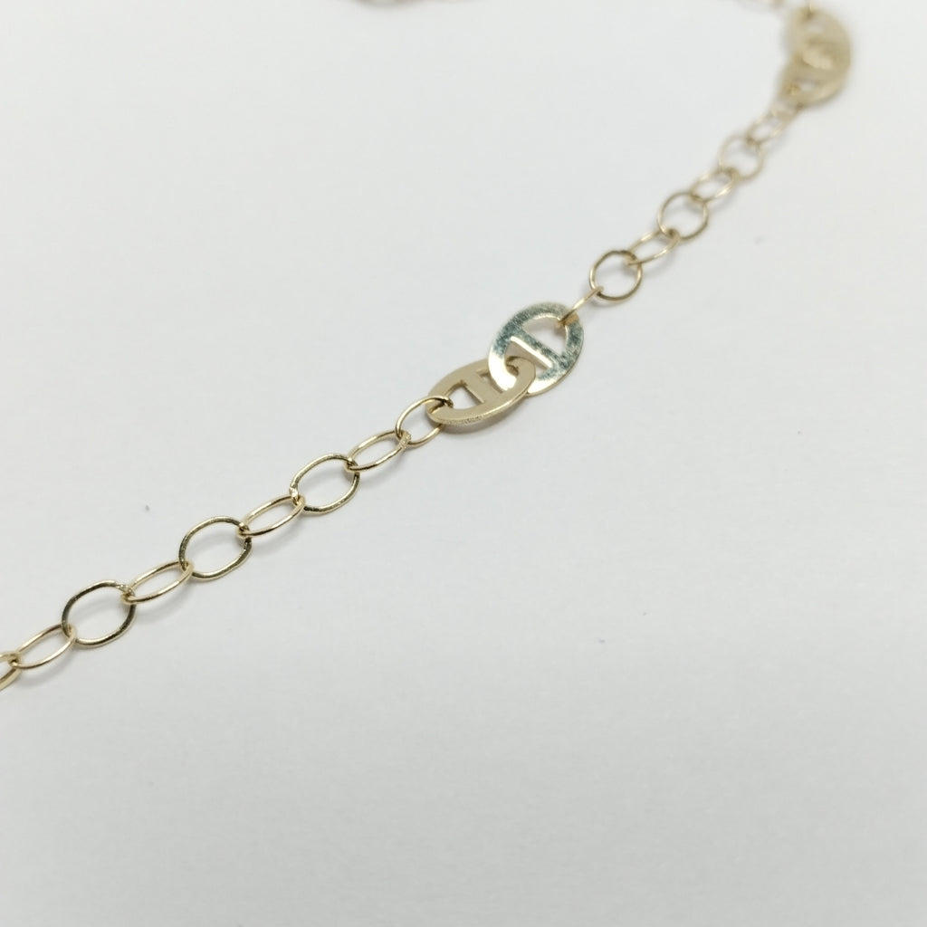 PULSERA ESPECIAL 14K 21 CM 1.8 GR (NUEVO)