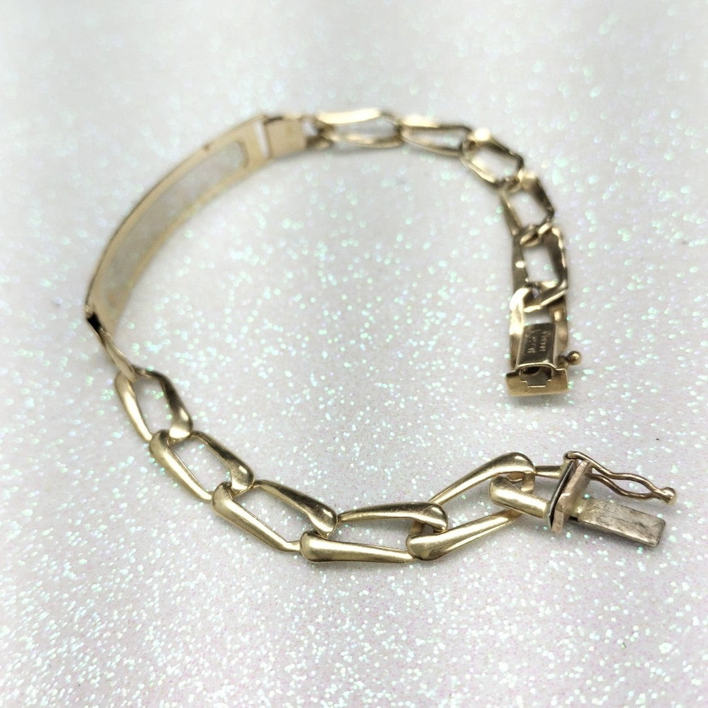 ESCLAVA ORO COMBINADO 14 K 9,50 GRMS (SEMINUEVO)