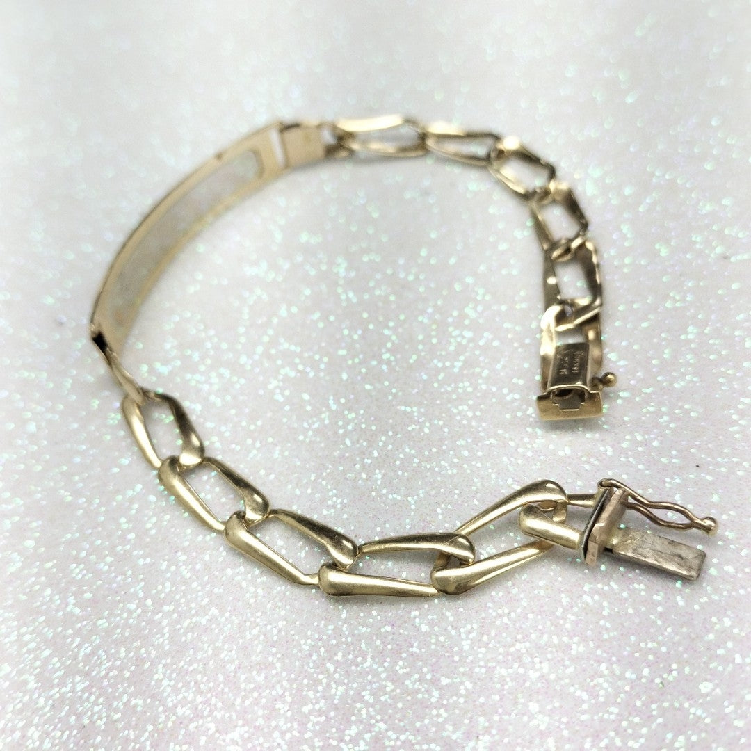 ESCLAVA ORO COMBINADO 14 K 9,50 GRMS (SEMINUEVO)
