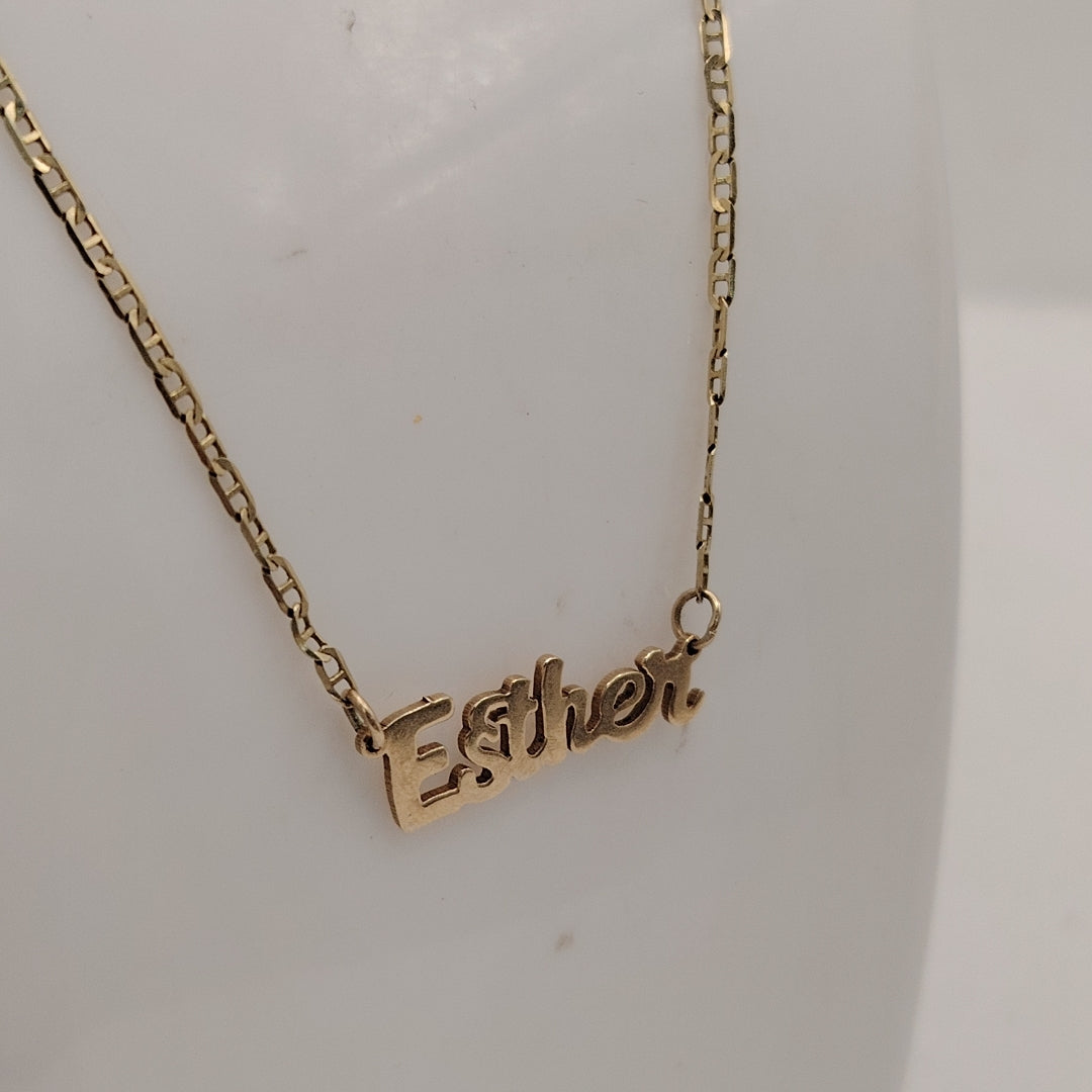 CADENA, DIJE ORO 10 K 4.1 GRMS (SEMINUEVO)
