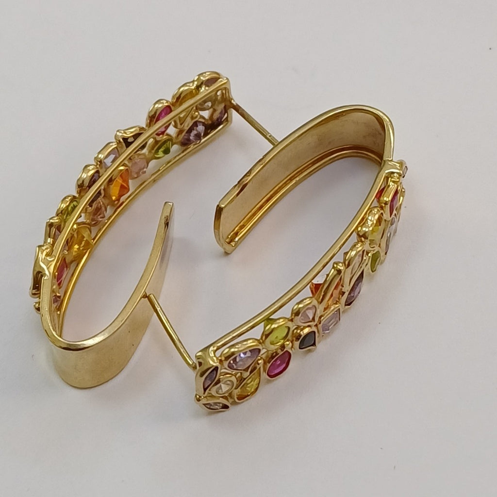 ARETES PAR ORO 14 K 8,70 GRMS (SEMINUEVO)