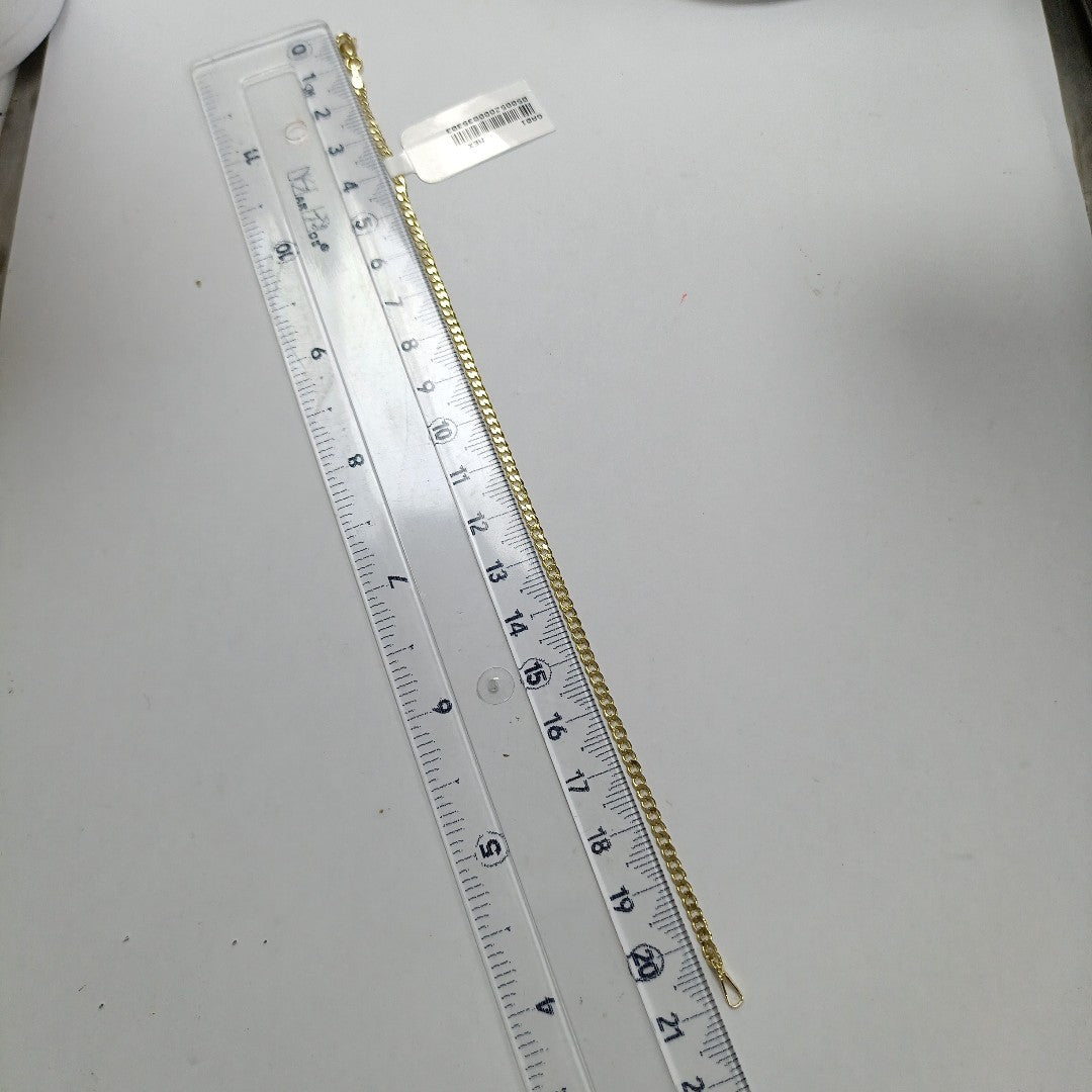PULSERA BARBADA 14K 21 CM 2.3 GR (NUEVO)