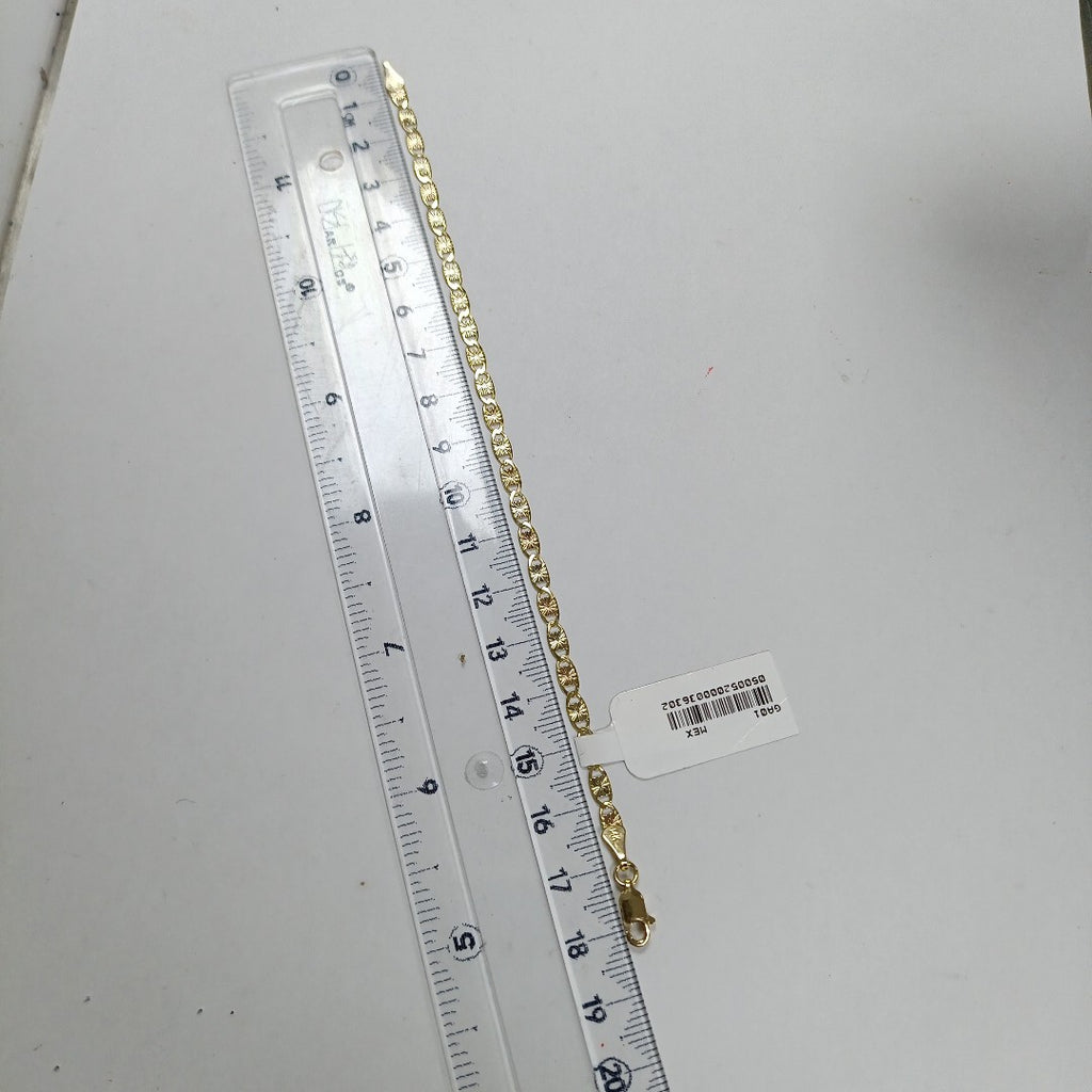 PULSERA GUCHI 14K 18 CM 2.8 GR (NUEVO)