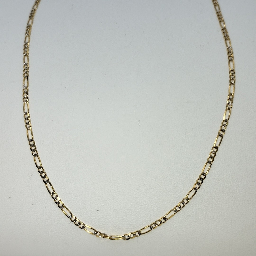 CADENA 3X1 DIAMANTADA 14K 55 CM 4.8 GR (NUEVO)